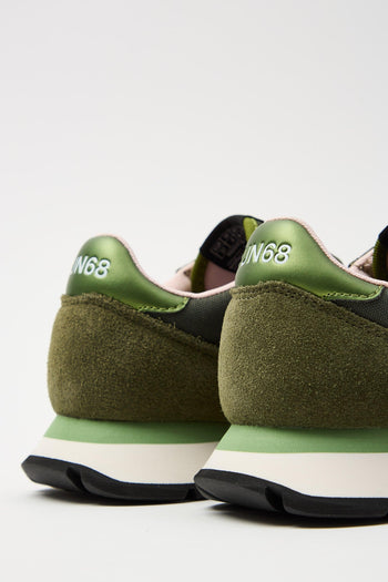 Sneaker Militare Scuro Donna - 3