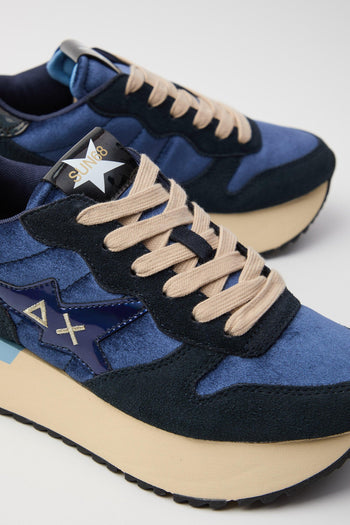 Sneaker Navy Blue Donna - 4