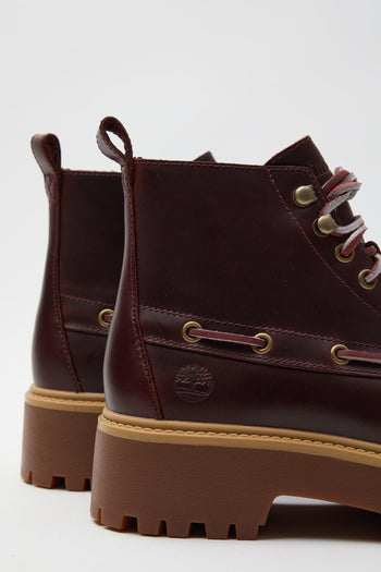 Stivaletto Burgundy Full Grain Donna - 7