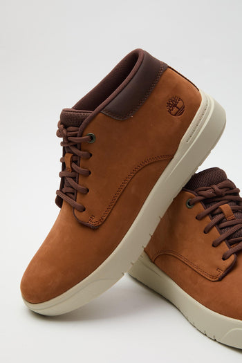 Sneaker Medium Brown Nubuck Uomo - 3