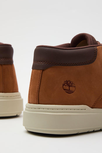 Sneaker Medium Brown Nubuck Uomo - 4