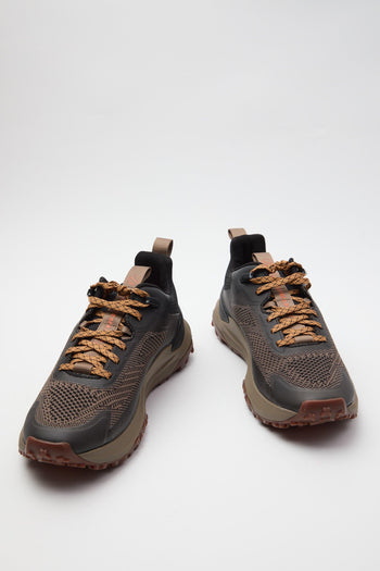 Sneaker Medium Brown Knit Uomo - 3