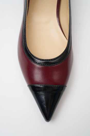 Décolleté Bordeaux+nero Donna - 3