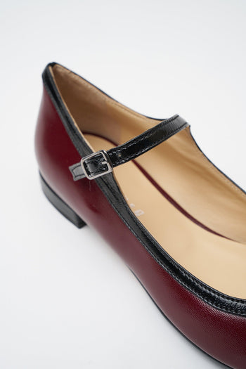 Décolleté Bordeaux+nero Donna - 4