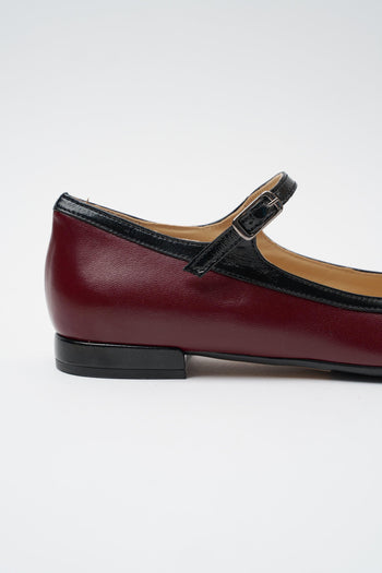 Décolleté Bordeaux+nero Donna - 5