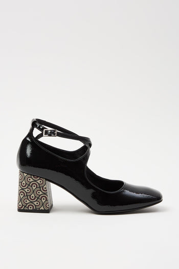 Mary Jane Bordeaux/testa Di Moro Donna - 2