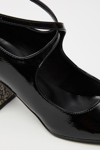 Mary Jane Bordeaux/testa Di Moro Donna - 6