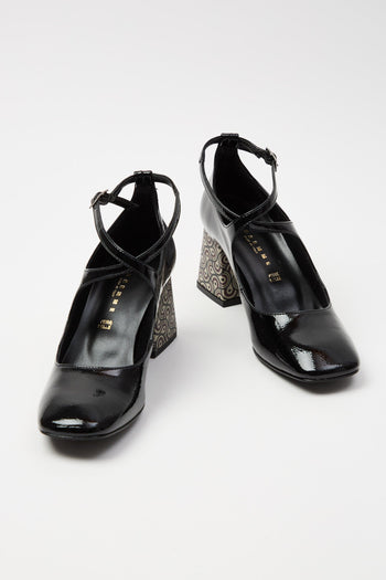 Mary Jane Bordeaux/testa Di Moro Donna - 7