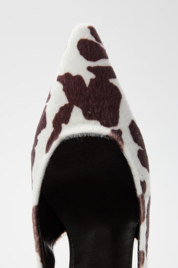 Slingback Marrone/testa Di Moro Donna - 4