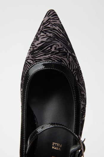 Mocassino Grigio/nero Donna - 5