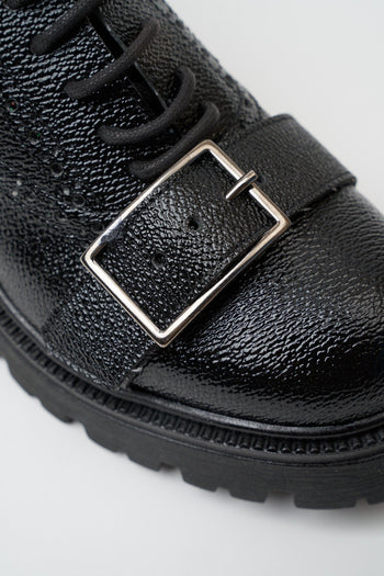 Stringata Nero Donna - 4