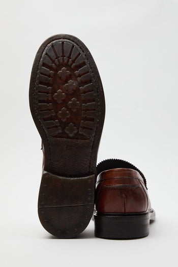 Mocassino Cuoio Uomo - 5