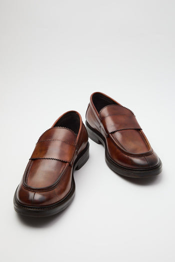 Mocassino Cuoio Uomo - 7