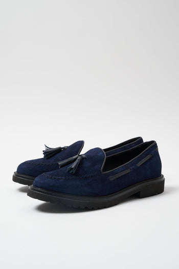 Mocassino Blu Donna - 5