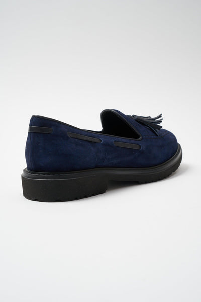 Mocassino Blu Donna