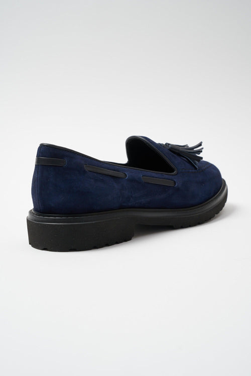 Mocassino Blu Donna