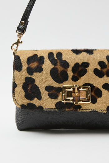 Borsa Nero/leopardato Donna - 4