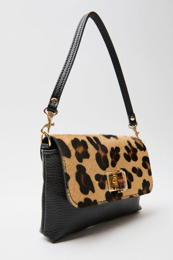 Borsa Nero/leopardato Donna - 5