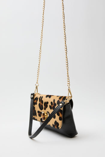 Borsa Nero/leopardato Donna - 6