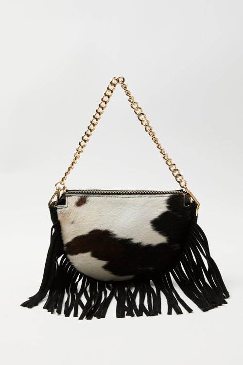 Borsa Nero/mucca Donna