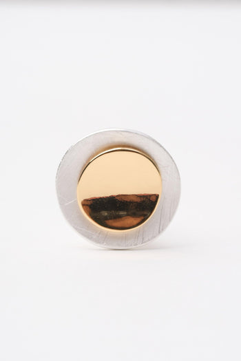 Anelli Argento Oro Bottone Donna - 3