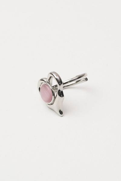 Anelli Argento Pietra Rosa Donna