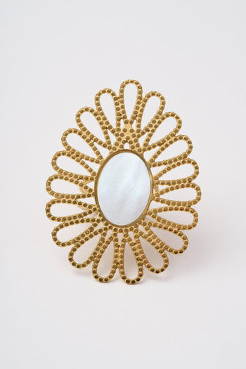 Anelli Oro Fiore Madre Perla Donna - 3