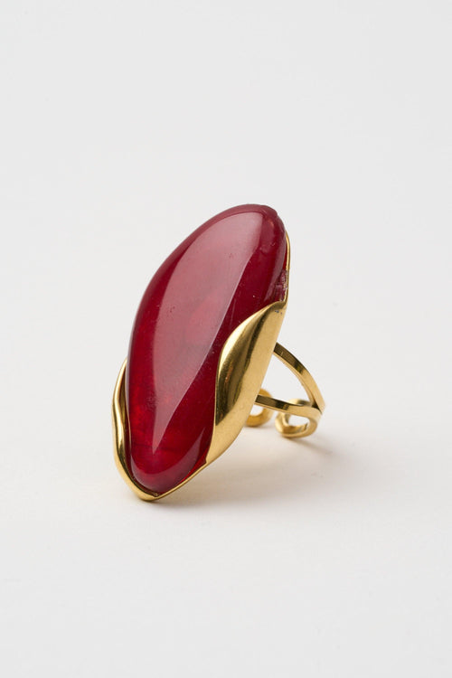 Anelli Oro Bordeaux Donna