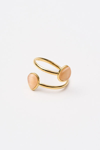 Anelli Oro Spirale Aran.goccia Donna