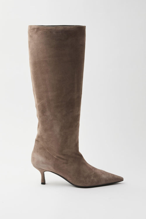 Stivale Taupe Donna
