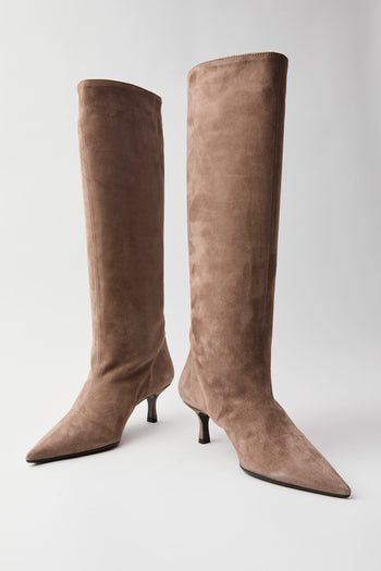 Stivale Taupe Donna - 4