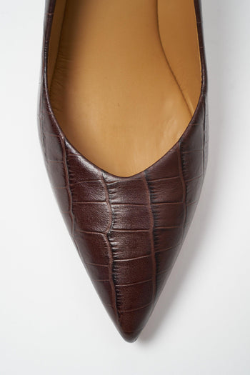 Décolleté Marrone Donna - 4