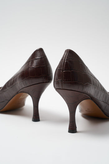 Décolleté Marrone Donna - 5