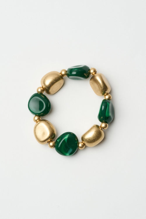 Bracciali Oro+verde Donna