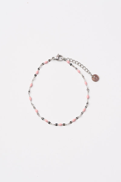 Bracciali Argento+rosa Donna