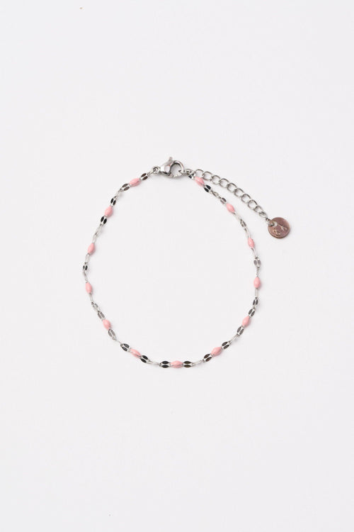 Bracciali Argento+rosa Donna