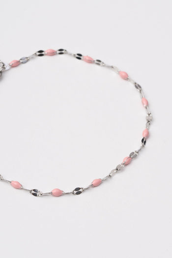 Bracciali Argento+rosa Donna - 2