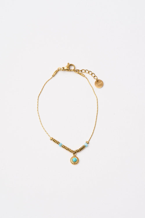 Bracciali Oro+azzurro Donna