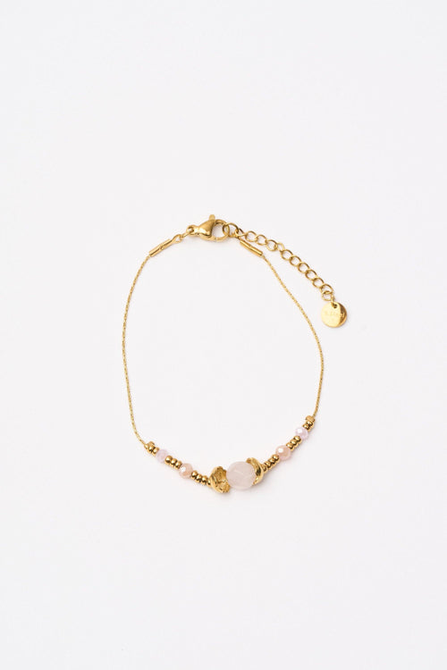 Bracciali Oro+rosa Donna