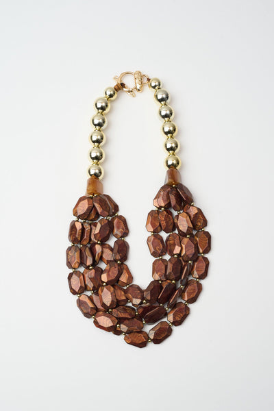 Collane Oro+bronzo Donna