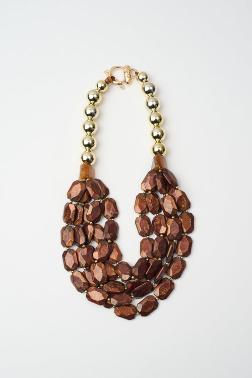 Collane Oro+bronzo Donna