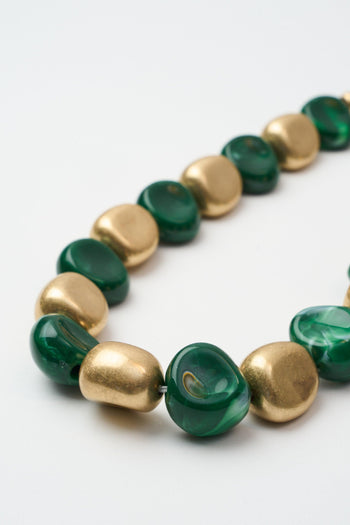 Collane Oro+verde Donna - 2