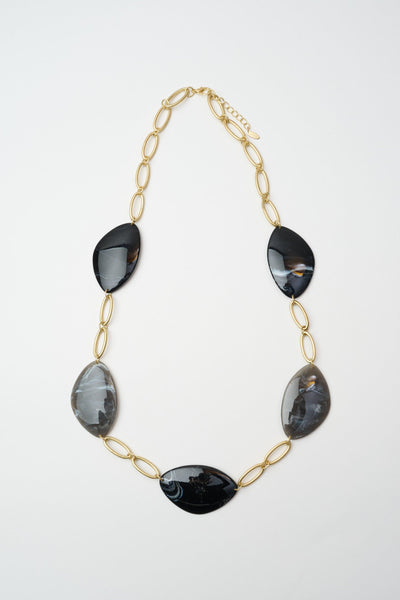 Collane Oro+nero Donna