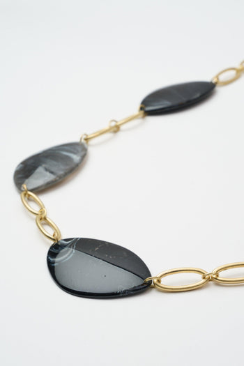 Collane Oro+nero Donna - 2