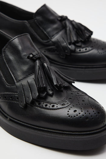 Mocassino Nero Donna - 4