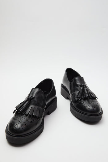 Mocassino Nero Donna - 6