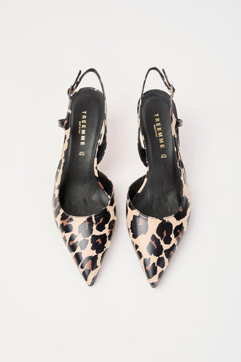 Slingback Leopardato Donna - 3