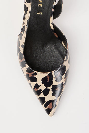 Slingback Leopardato Donna - 5