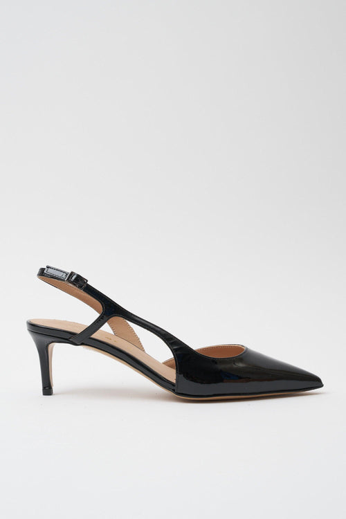 Slingback Nero Donna