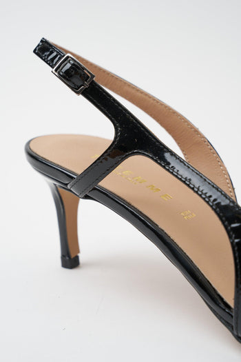 Slingback Nero Donna - 5